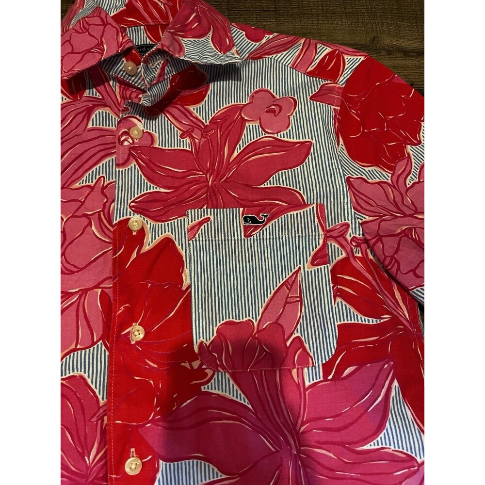 Vineyard Vines Kentucky Derby short-sleeved button-down shirt- XS - Picture 10 of 14